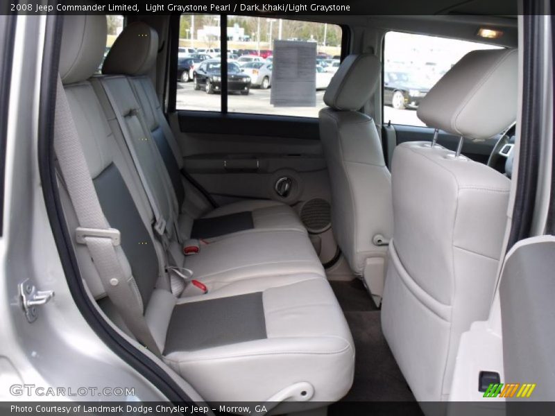Light Graystone Pearl / Dark Khaki/Light Graystone 2008 Jeep Commander Limited