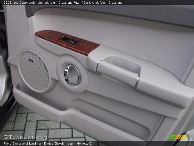 Light Graystone Pearl / Dark Khaki/Light Graystone 2008 Jeep Commander Limited