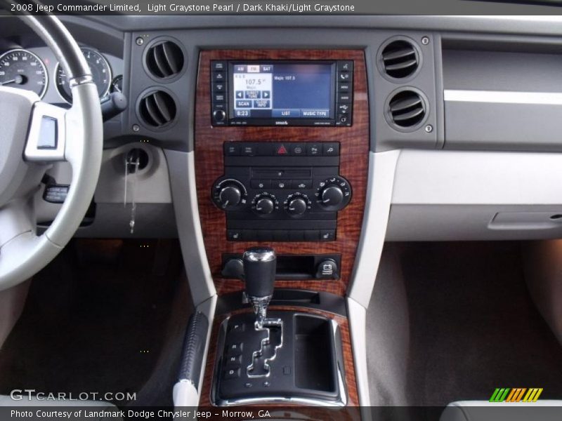 Light Graystone Pearl / Dark Khaki/Light Graystone 2008 Jeep Commander Limited