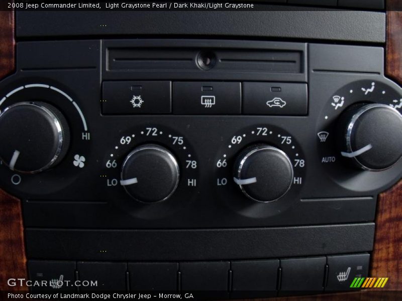 Light Graystone Pearl / Dark Khaki/Light Graystone 2008 Jeep Commander Limited