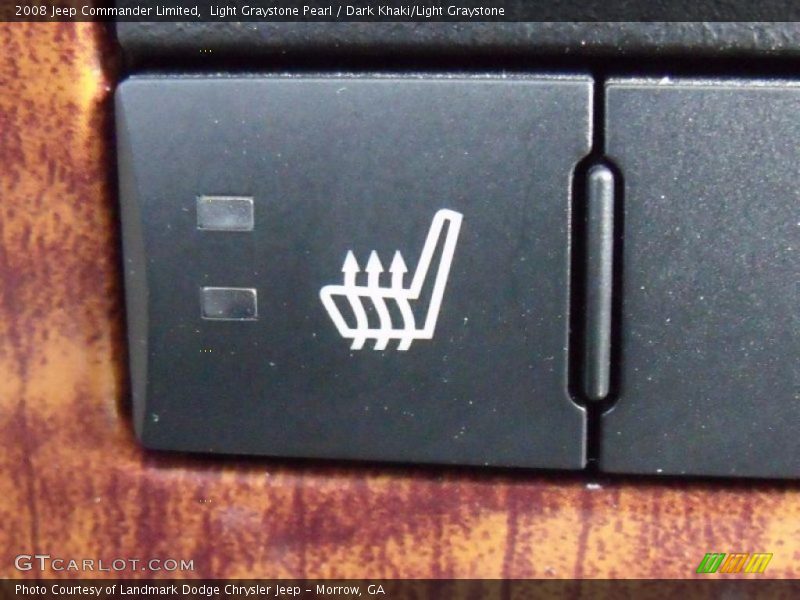 Light Graystone Pearl / Dark Khaki/Light Graystone 2008 Jeep Commander Limited