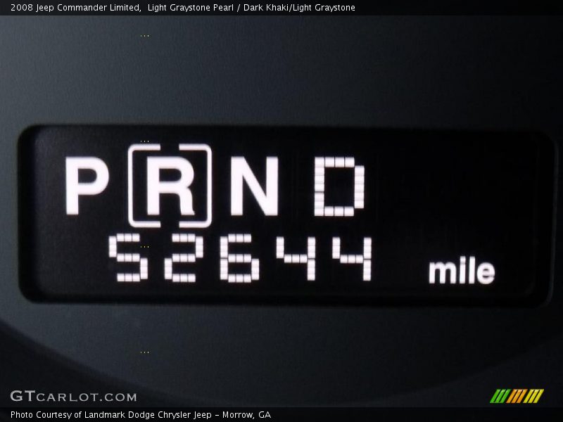 Light Graystone Pearl / Dark Khaki/Light Graystone 2008 Jeep Commander Limited