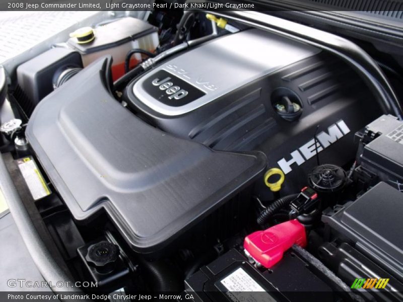 Light Graystone Pearl / Dark Khaki/Light Graystone 2008 Jeep Commander Limited