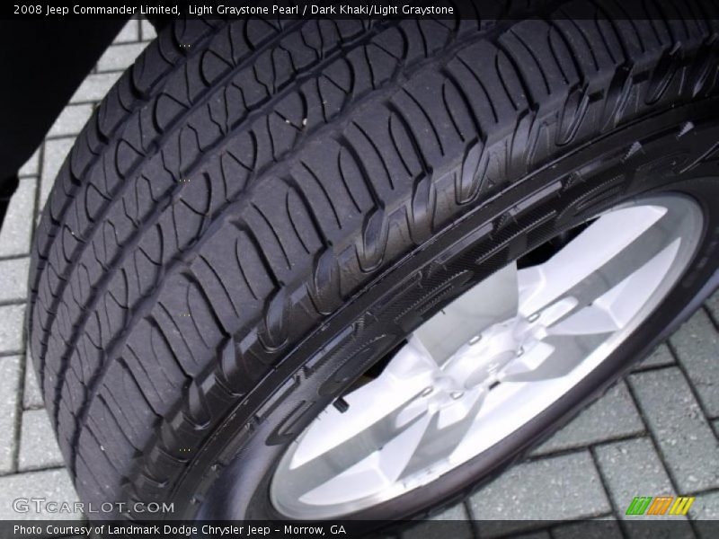 Light Graystone Pearl / Dark Khaki/Light Graystone 2008 Jeep Commander Limited