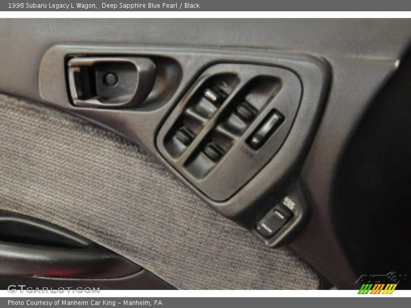 Deep Sapphire Blue Pearl / Black 1998 Subaru Legacy L Wagon