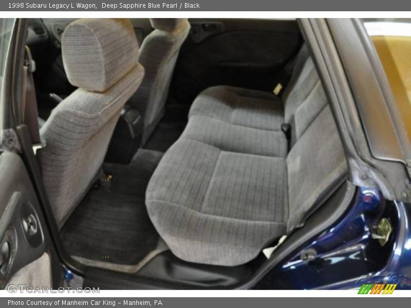 Deep Sapphire Blue Pearl / Black 1998 Subaru Legacy L Wagon