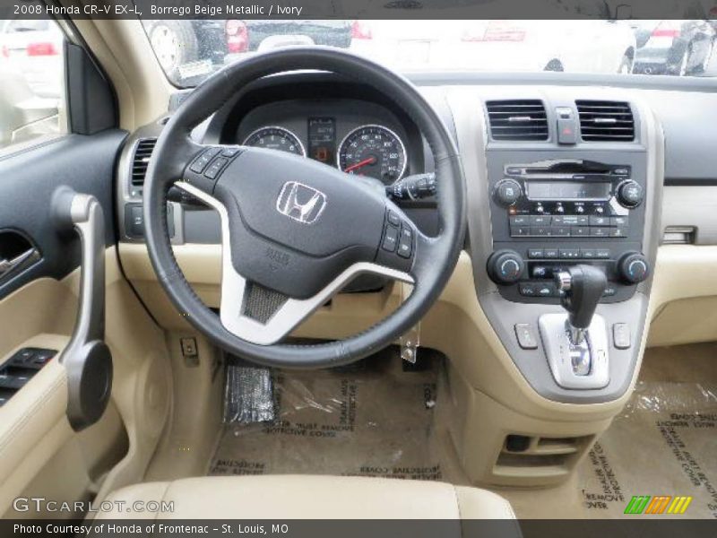 Borrego Beige Metallic / Ivory 2008 Honda CR-V EX-L