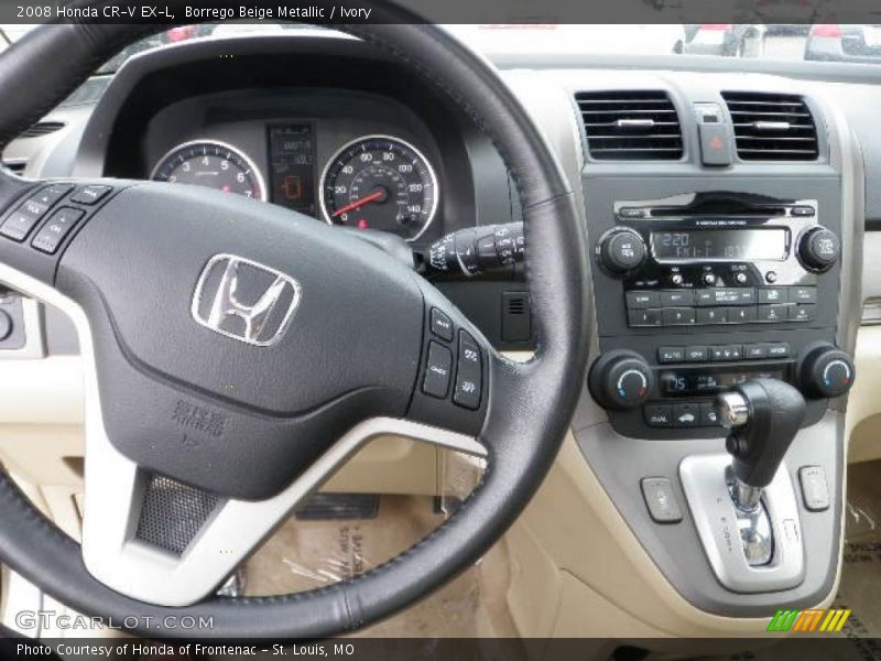 Borrego Beige Metallic / Ivory 2008 Honda CR-V EX-L