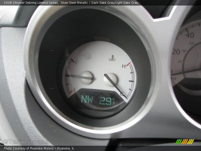Silver Steel Metallic / Dark Slate Gray/Light Slate Gray 2008 Chrysler Sebring Limited Sedan