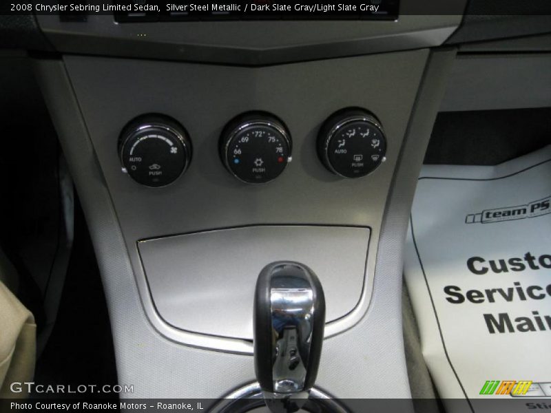 Silver Steel Metallic / Dark Slate Gray/Light Slate Gray 2008 Chrysler Sebring Limited Sedan