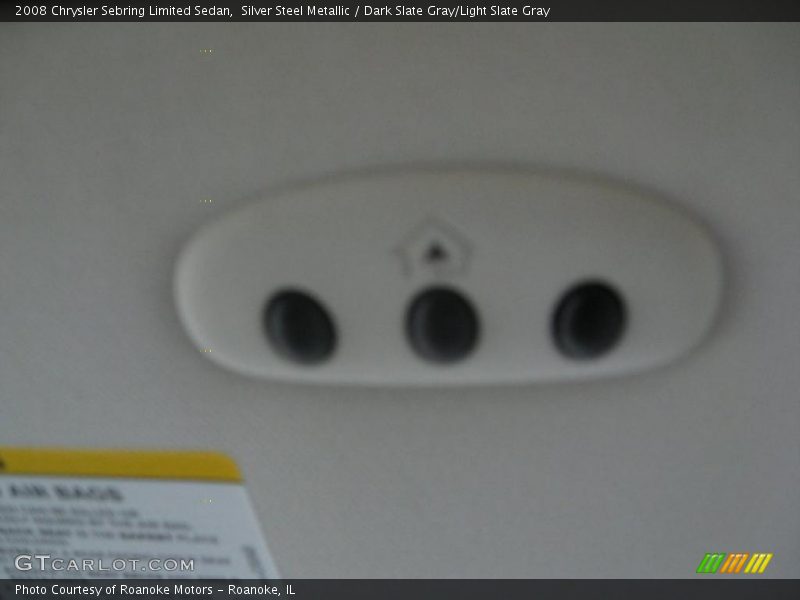 Silver Steel Metallic / Dark Slate Gray/Light Slate Gray 2008 Chrysler Sebring Limited Sedan