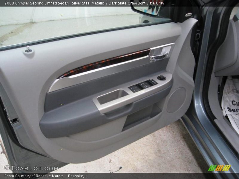 Silver Steel Metallic / Dark Slate Gray/Light Slate Gray 2008 Chrysler Sebring Limited Sedan