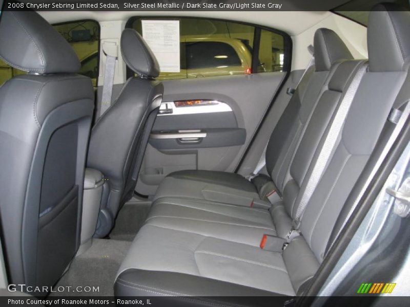 Silver Steel Metallic / Dark Slate Gray/Light Slate Gray 2008 Chrysler Sebring Limited Sedan