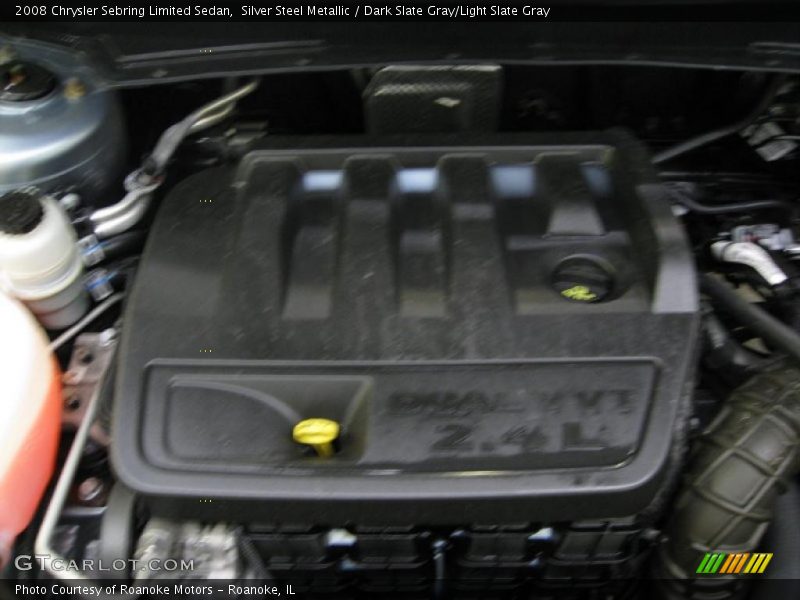 Silver Steel Metallic / Dark Slate Gray/Light Slate Gray 2008 Chrysler Sebring Limited Sedan