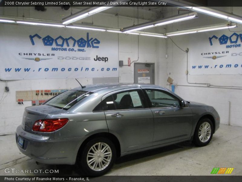 Silver Steel Metallic / Dark Slate Gray/Light Slate Gray 2008 Chrysler Sebring Limited Sedan