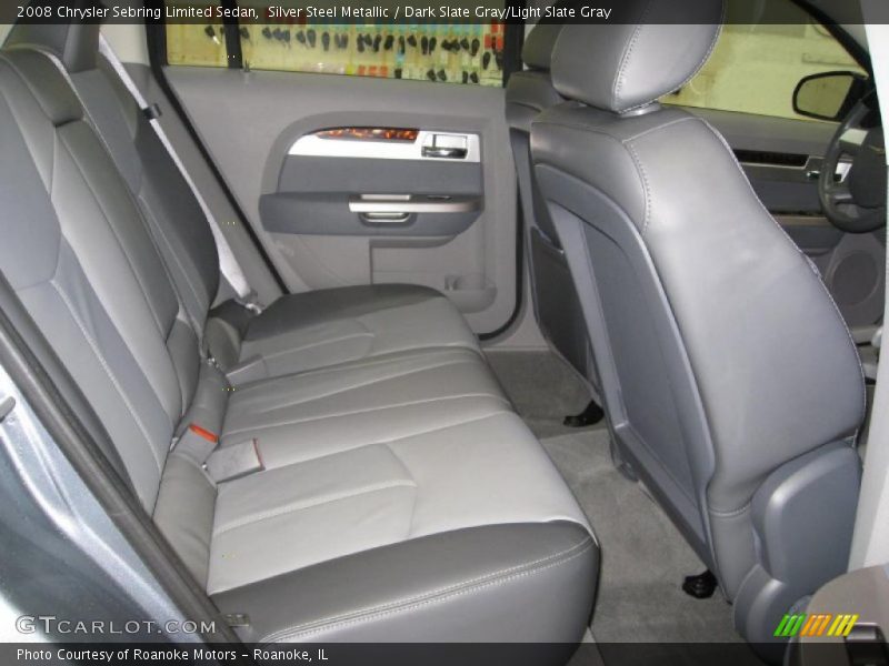 Silver Steel Metallic / Dark Slate Gray/Light Slate Gray 2008 Chrysler Sebring Limited Sedan