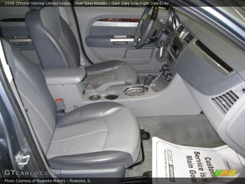 Silver Steel Metallic / Dark Slate Gray/Light Slate Gray 2008 Chrysler Sebring Limited Sedan