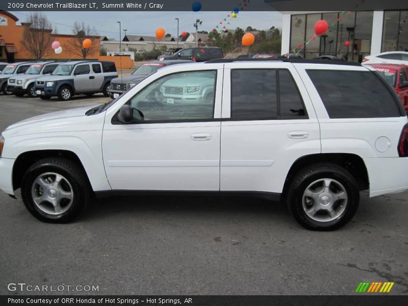 Summit White / Gray 2009 Chevrolet TrailBlazer LT