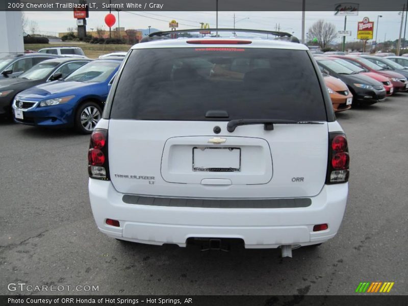 Summit White / Gray 2009 Chevrolet TrailBlazer LT