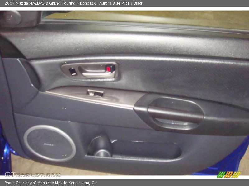 Aurora Blue Mica / Black 2007 Mazda MAZDA3 s Grand Touring Hatchback