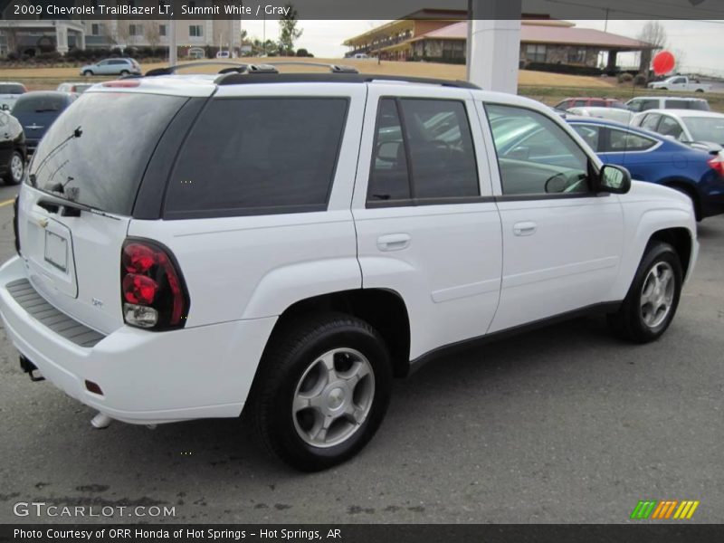 Summit White / Gray 2009 Chevrolet TrailBlazer LT
