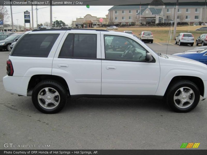 Summit White / Gray 2009 Chevrolet TrailBlazer LT