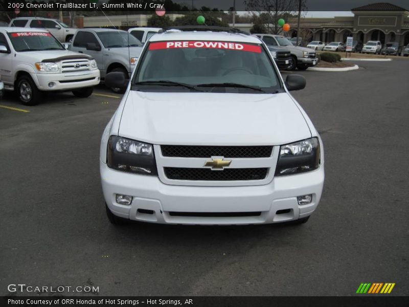 Summit White / Gray 2009 Chevrolet TrailBlazer LT