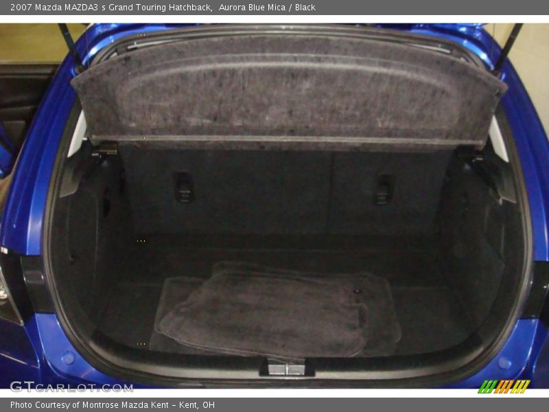 Aurora Blue Mica / Black 2007 Mazda MAZDA3 s Grand Touring Hatchback