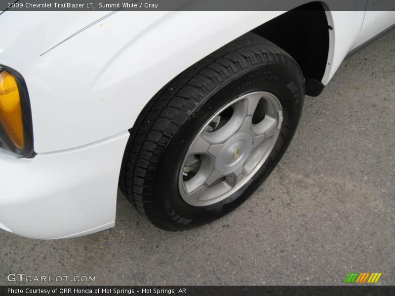 Summit White / Gray 2009 Chevrolet TrailBlazer LT