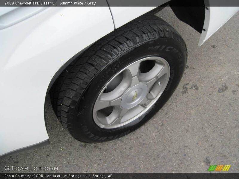 Summit White / Gray 2009 Chevrolet TrailBlazer LT