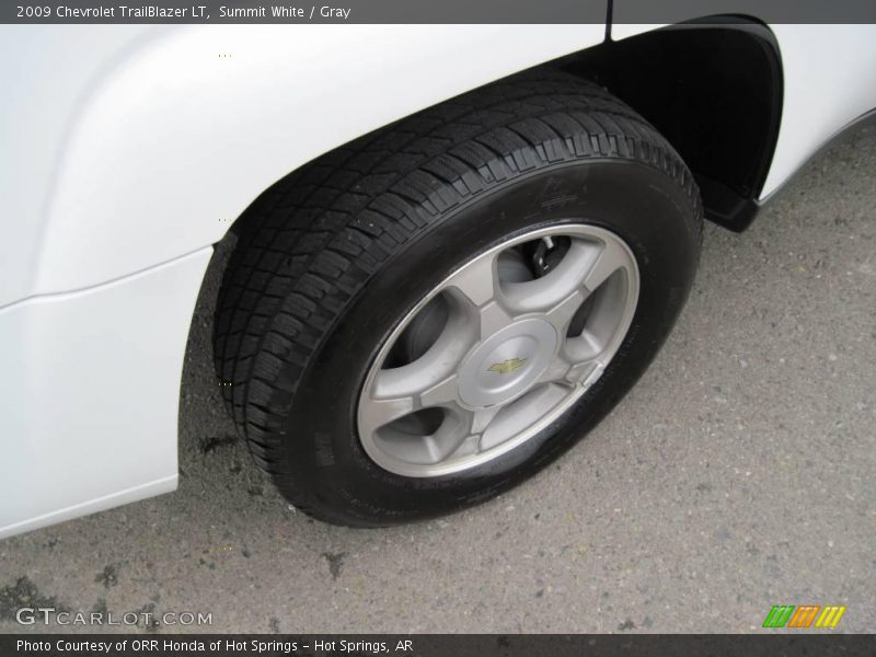 Summit White / Gray 2009 Chevrolet TrailBlazer LT