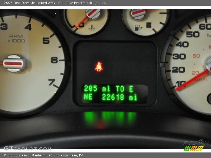 Dark Blue Pearl Metallic / Black 2007 Ford Freestyle Limited AWD