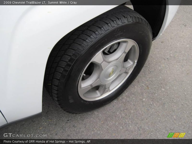 Summit White / Gray 2009 Chevrolet TrailBlazer LT