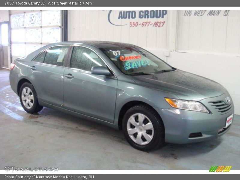 Aloe Green Metallic / Ash 2007 Toyota Camry LE