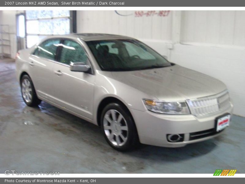 Silver Birch Metallic / Dark Charcoal 2007 Lincoln MKZ AWD Sedan