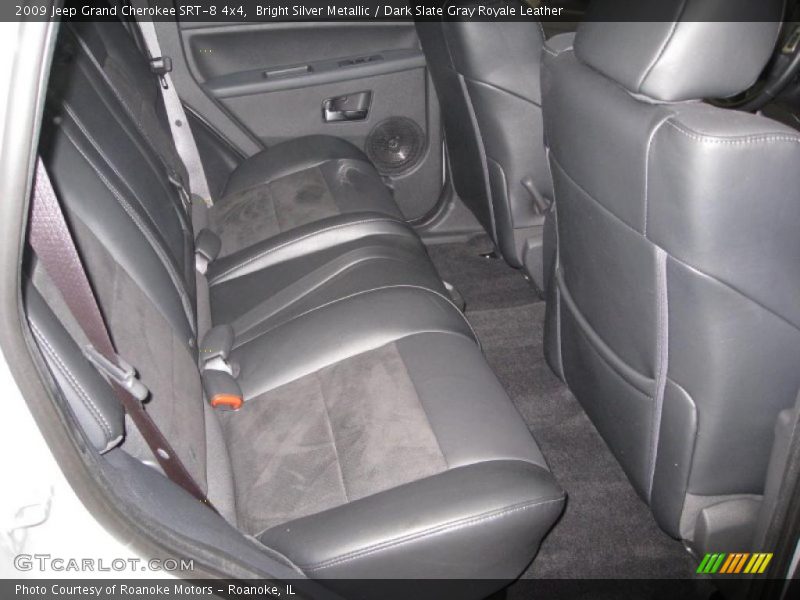 Bright Silver Metallic / Dark Slate Gray Royale Leather 2009 Jeep Grand Cherokee SRT-8 4x4