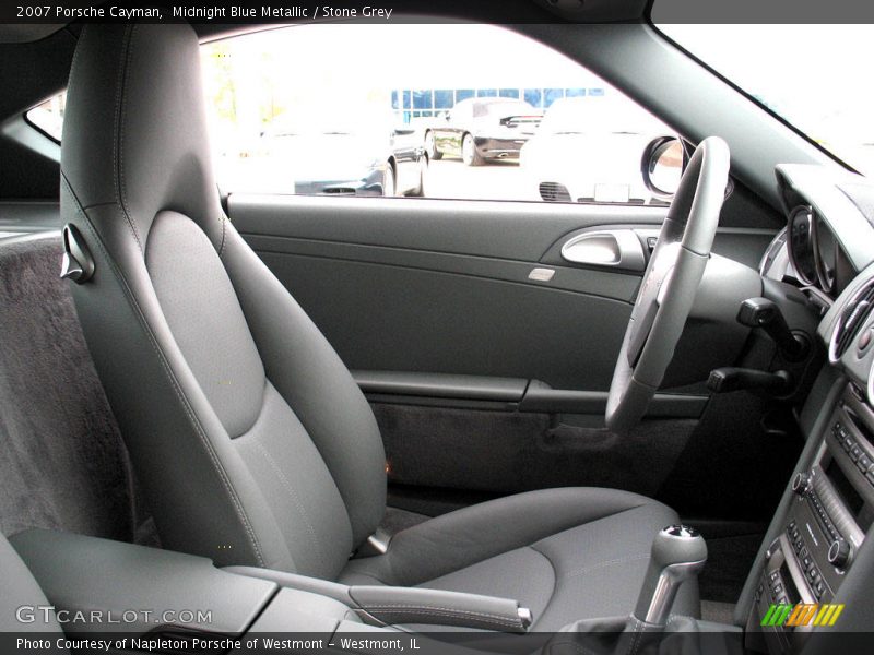 Midnight Blue Metallic / Stone Grey 2007 Porsche Cayman