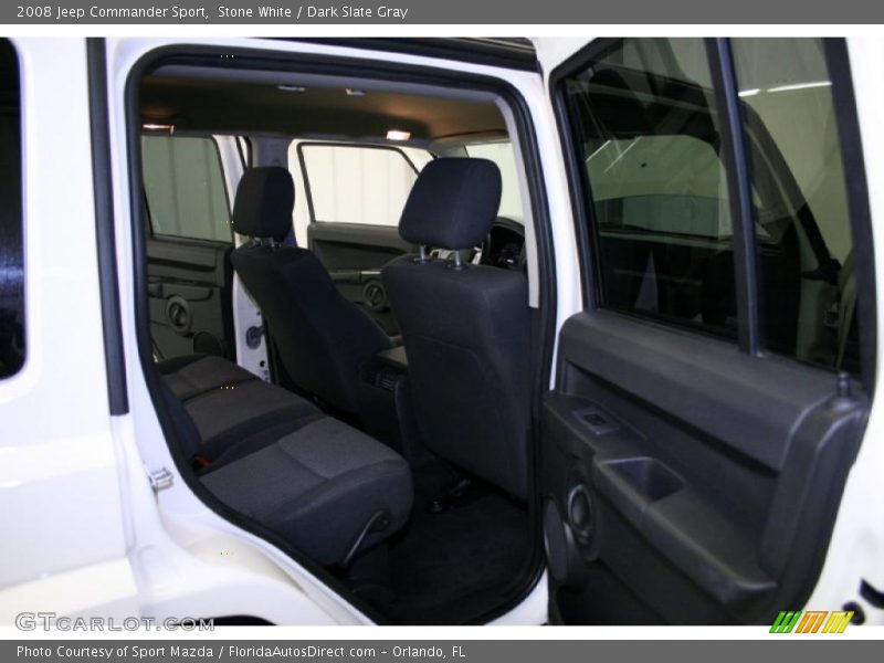 Stone White / Dark Slate Gray 2008 Jeep Commander Sport