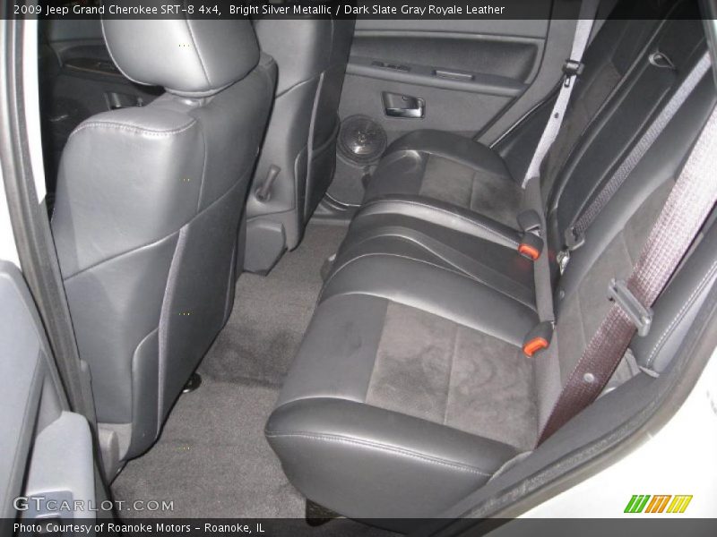 Bright Silver Metallic / Dark Slate Gray Royale Leather 2009 Jeep Grand Cherokee SRT-8 4x4