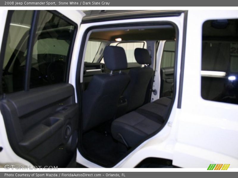 Stone White / Dark Slate Gray 2008 Jeep Commander Sport
