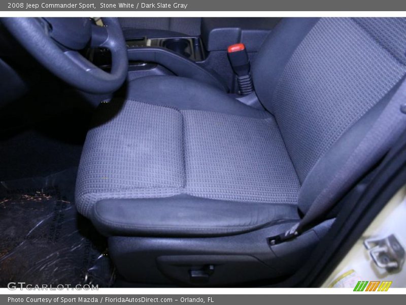 Stone White / Dark Slate Gray 2008 Jeep Commander Sport