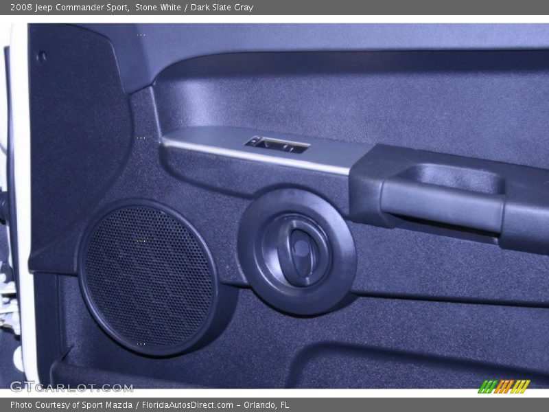 Stone White / Dark Slate Gray 2008 Jeep Commander Sport