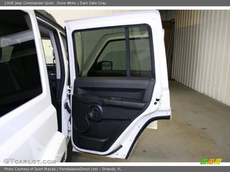 Stone White / Dark Slate Gray 2008 Jeep Commander Sport