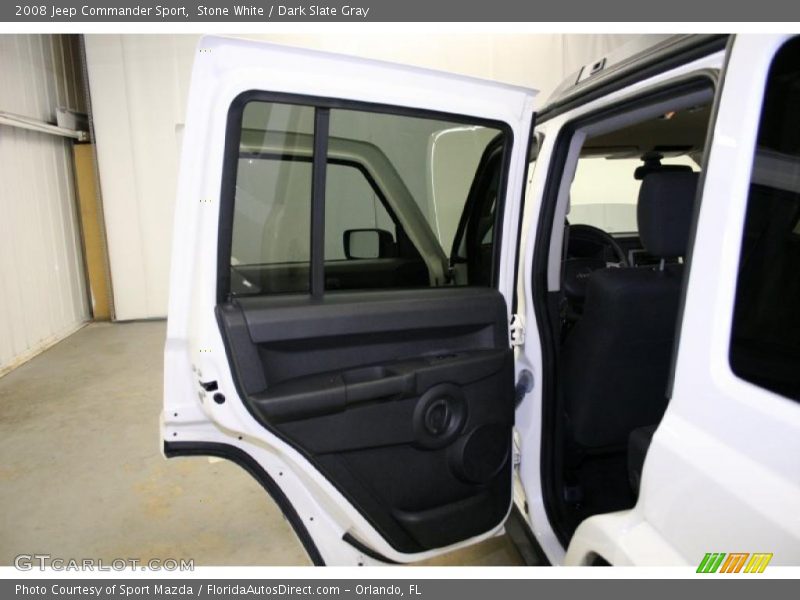 Stone White / Dark Slate Gray 2008 Jeep Commander Sport