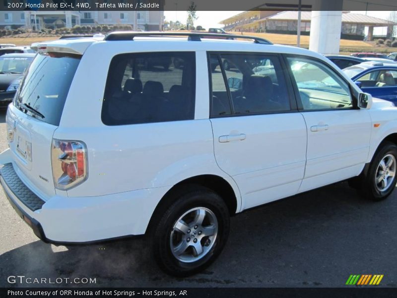 Taffeta White / Saddle 2007 Honda Pilot EX-L 4WD