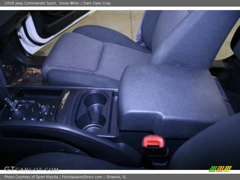 Stone White / Dark Slate Gray 2008 Jeep Commander Sport