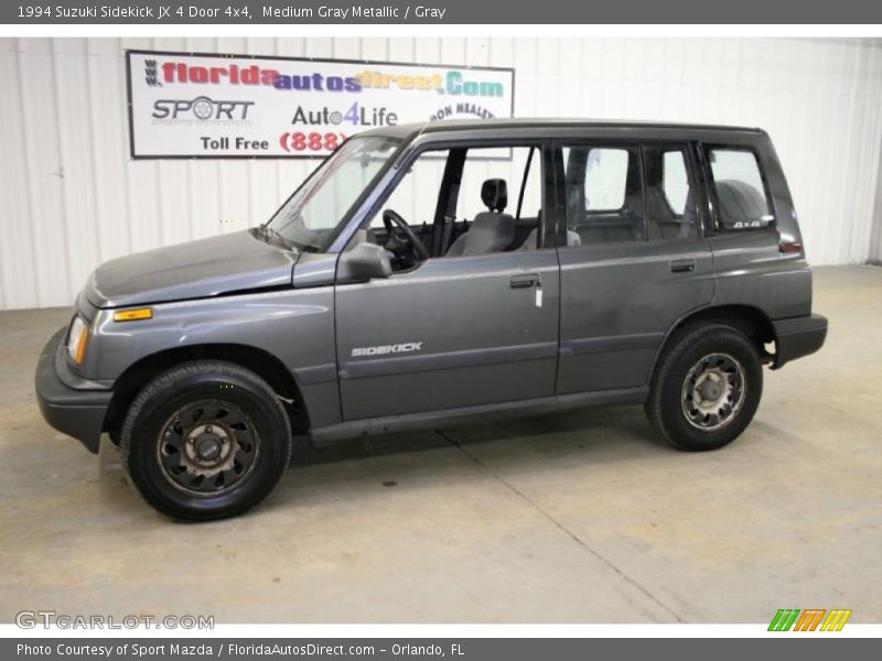 Medium Gray Metallic / Gray 1994 Suzuki Sidekick JX 4 Door 4x4