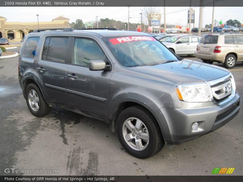 Nimbus Gray Metallic / Gray 2009 Honda Pilot EX 4WD