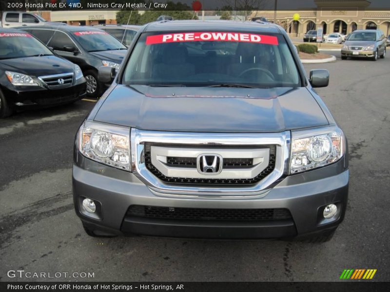 Nimbus Gray Metallic / Gray 2009 Honda Pilot EX 4WD