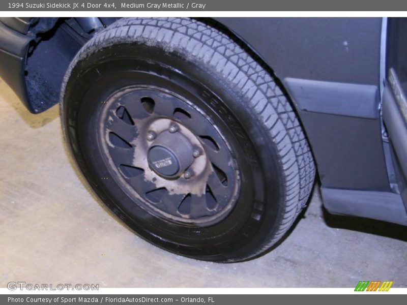 Medium Gray Metallic / Gray 1994 Suzuki Sidekick JX 4 Door 4x4